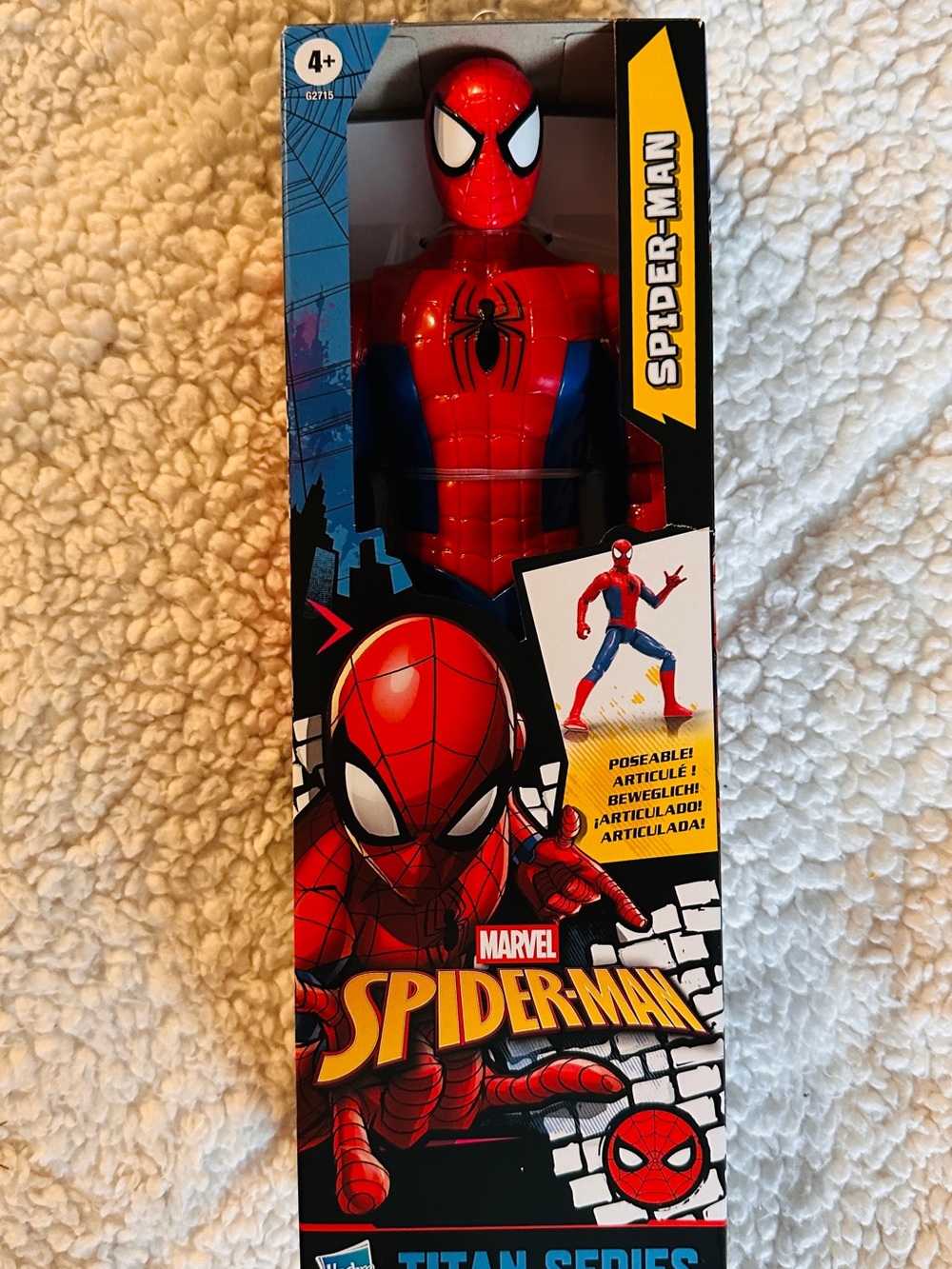 Marvel Spider-Man Poseable Action Figure in Red and Blue